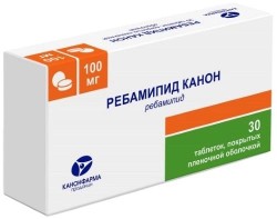 Ребамипид Канон, таблетки покрытые пленочной оболочкой 100 мг 30 шт