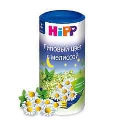 Чай для детей Hipp липовый цвет с мелиссой с 4 мес 200 г