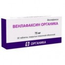 Венлафаксин Органика, табл. п/о пленочной 75 мг №30