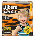 Подгузники-трусики, Libero (Либеро) 13-20 кг р. xl 62 шт Зооколлекция ап энд гоу экстра лардж